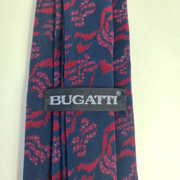 BUGATTI Men's Abstract Print Neck Tie - Picture 3 of 4